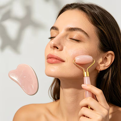 Face Massager and Gua Sha Beauty Set