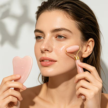 Face Massager and Gua Sha Beauty Set
