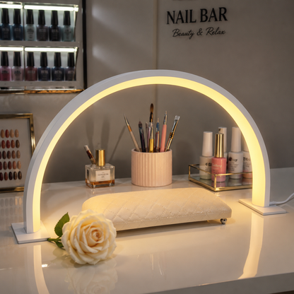 LED Half-Moon Beauty Lamp