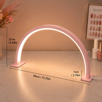 LED Half-Moon Beauty Lamp