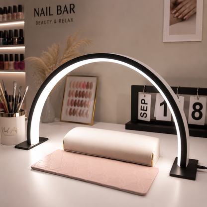 LED Half-Moon Beauty Lamp
