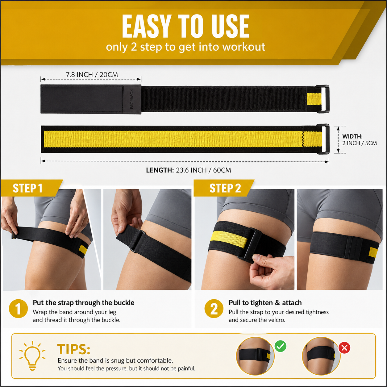 Blood Flow Restriction (BFR) Bands