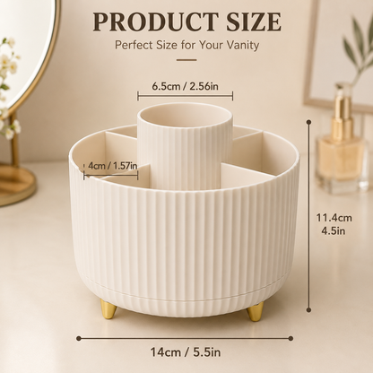 The 360° Rotating Makeup Organizer