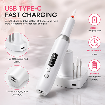 Professional Electric Nail Drill Polishing Machine.