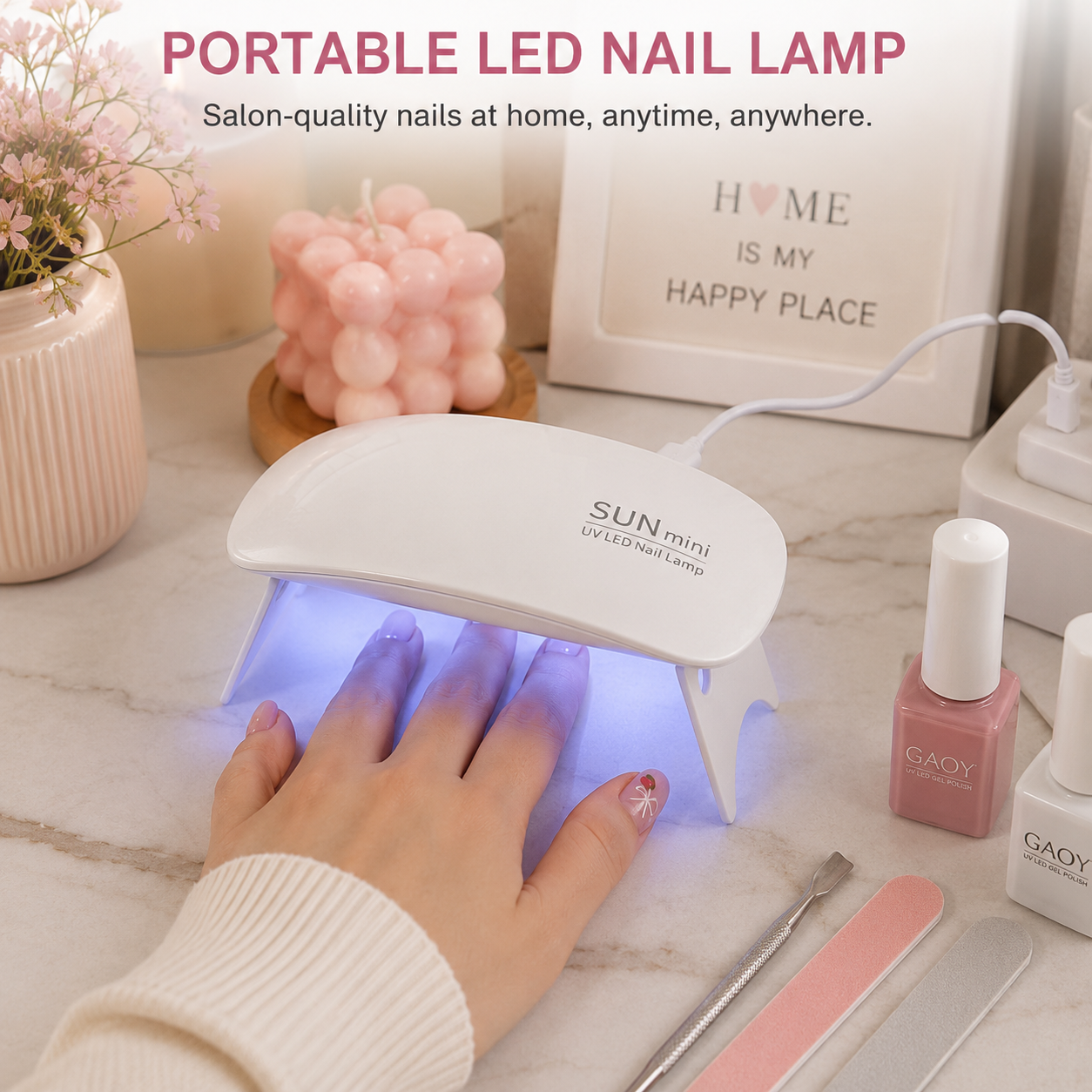 Portable USB Mini LED Nail Lamp