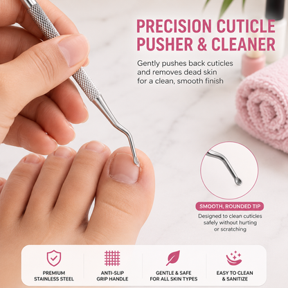11-Piece Stainless Steel Cuticle Care Set