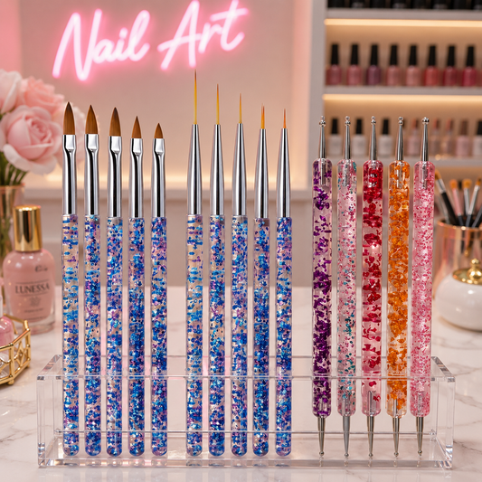 15-Piece Professional Nail Art Brush Set