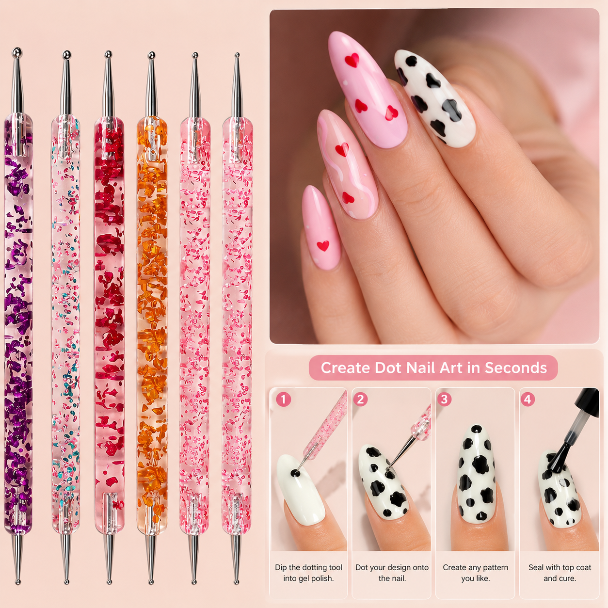 15-Piece Professional Nail Art Brush Set