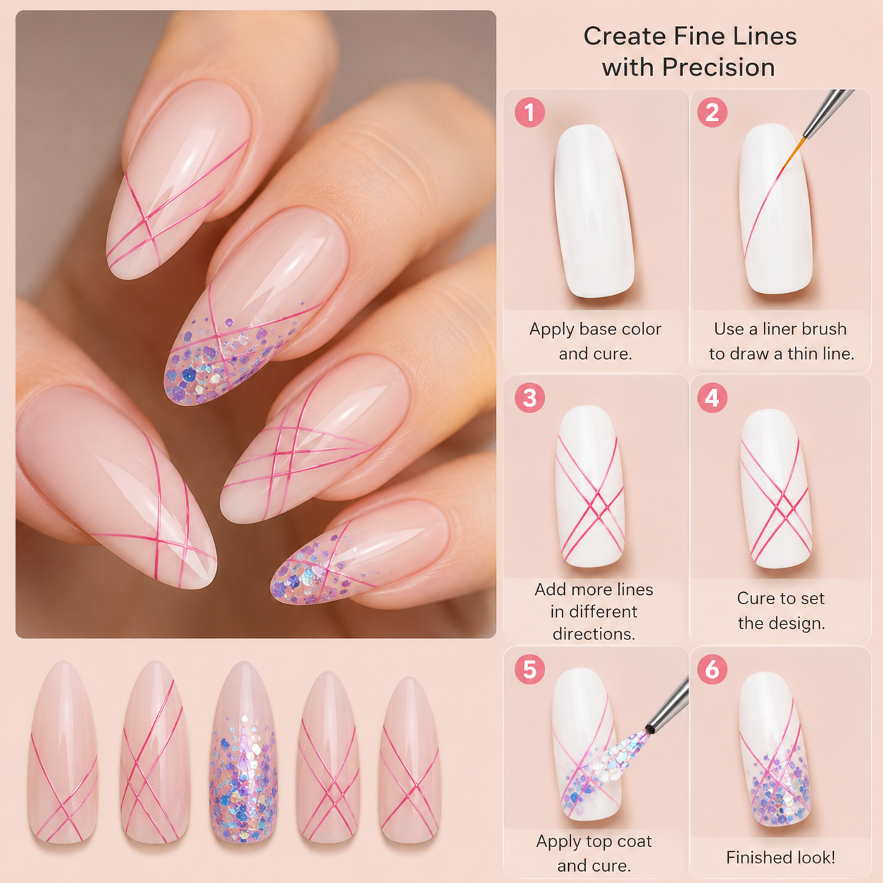 15-Piece Professional Nail Art Brush Set