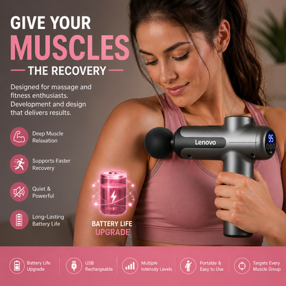8 interchangeable massage heads