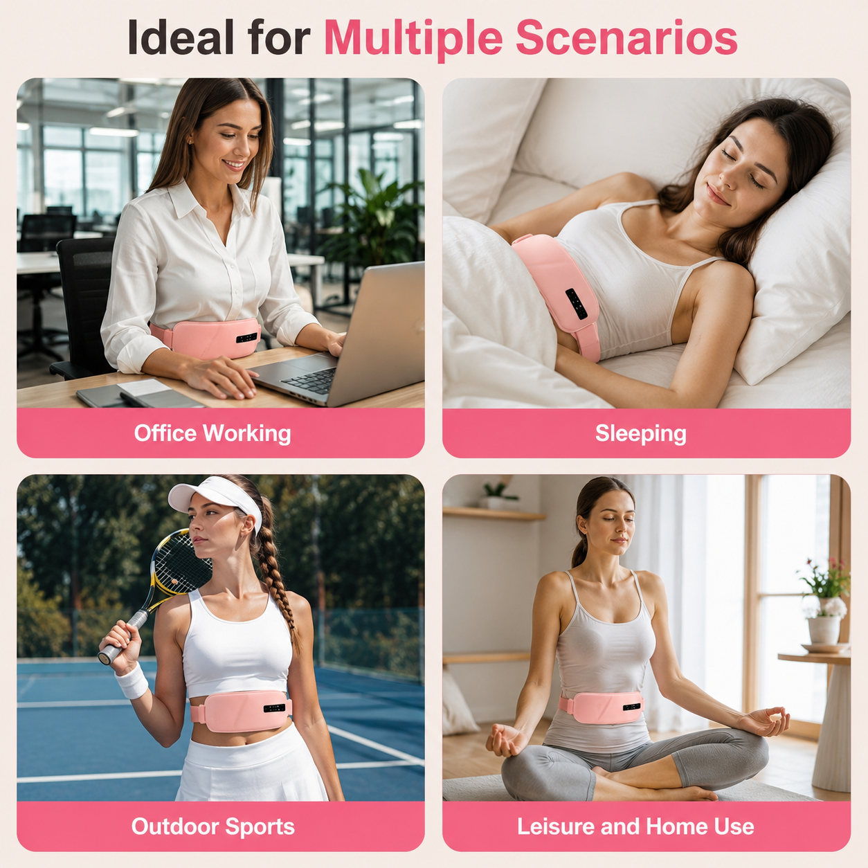 Portable Electric Heating Massage Pad