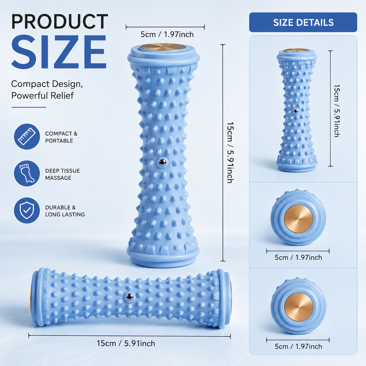 Foot Massager Roller with Speed Control