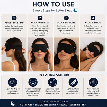 Ultra-Comfort Contoured Sleep Mask