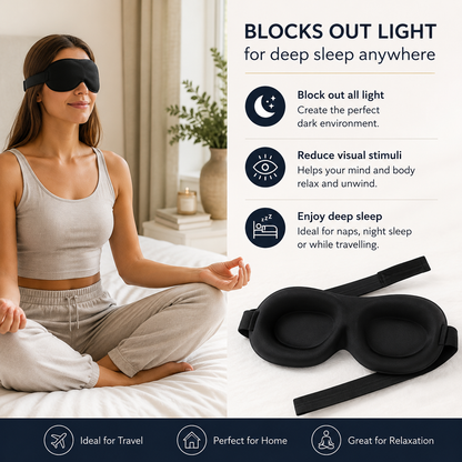 Ultra-Comfort Contoured Sleep Mask