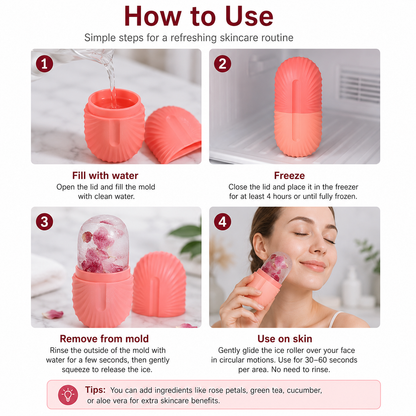 Reusable Ice Face Roller 💙