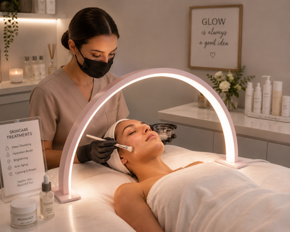 LED Half-Moon Beauty Lamp