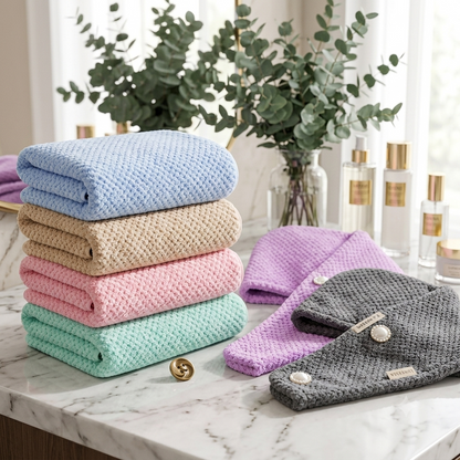 Ultra-Soft Microfiber Hair Towel