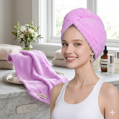 Ultra-Soft Microfiber Hair Towel