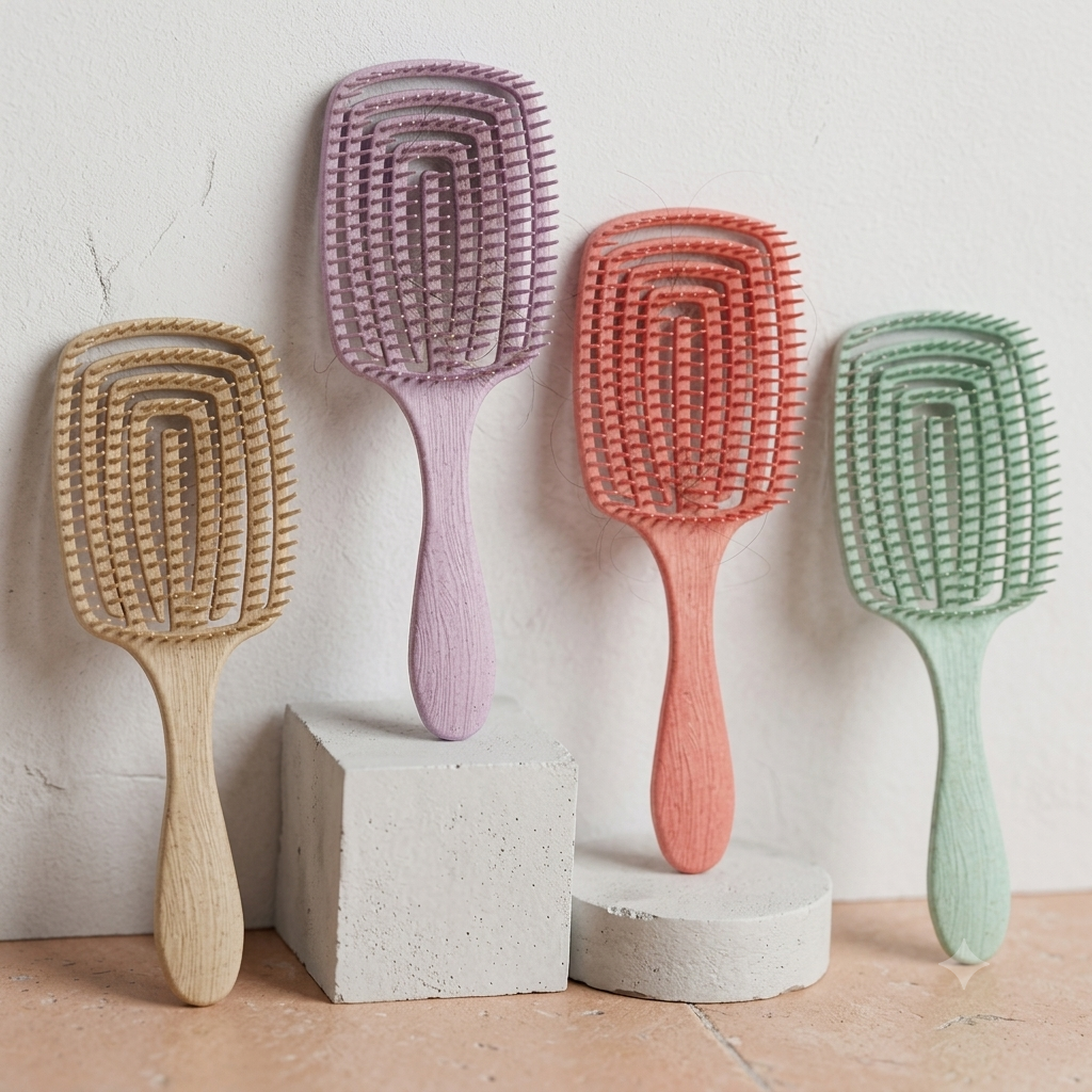 Square Detangling Hair Brush