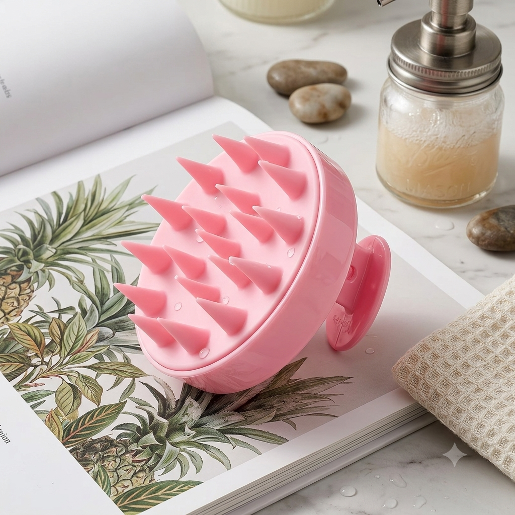 Soft Scalp Shampoo Massage Brush