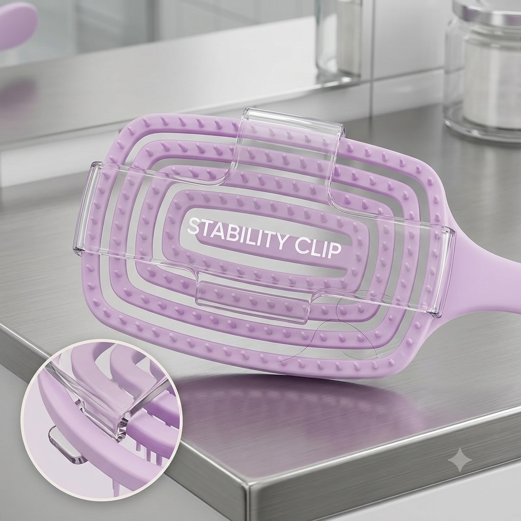 Square Detangling Hair Brush