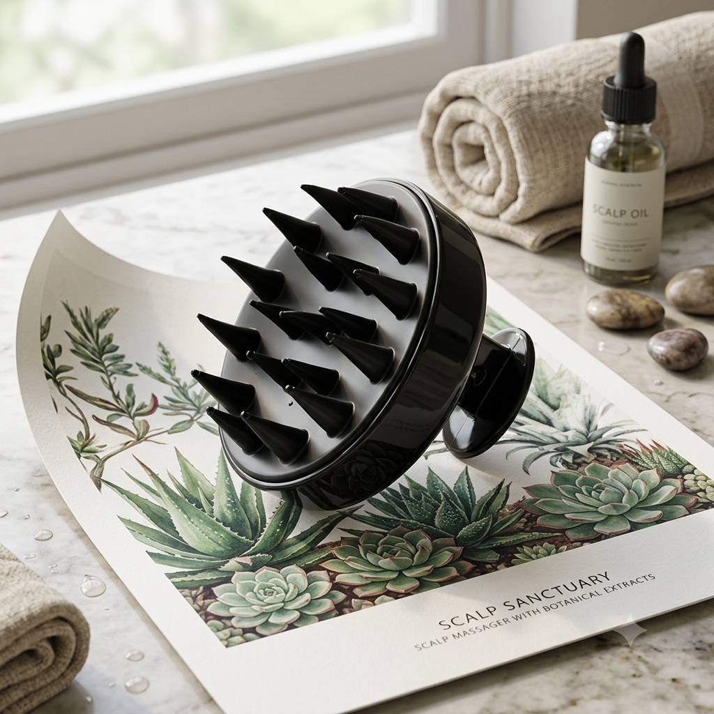 Soft Scalp Shampoo Massage Brush