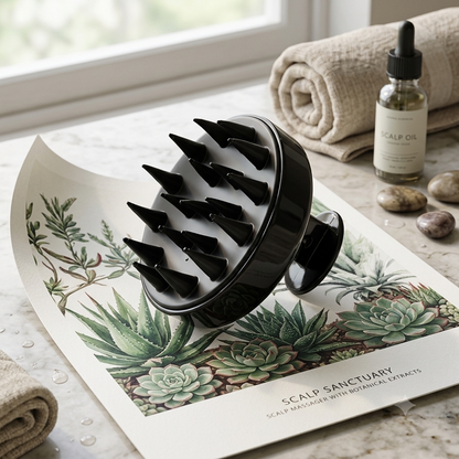 Soft Scalp Shampoo Massage Brush
