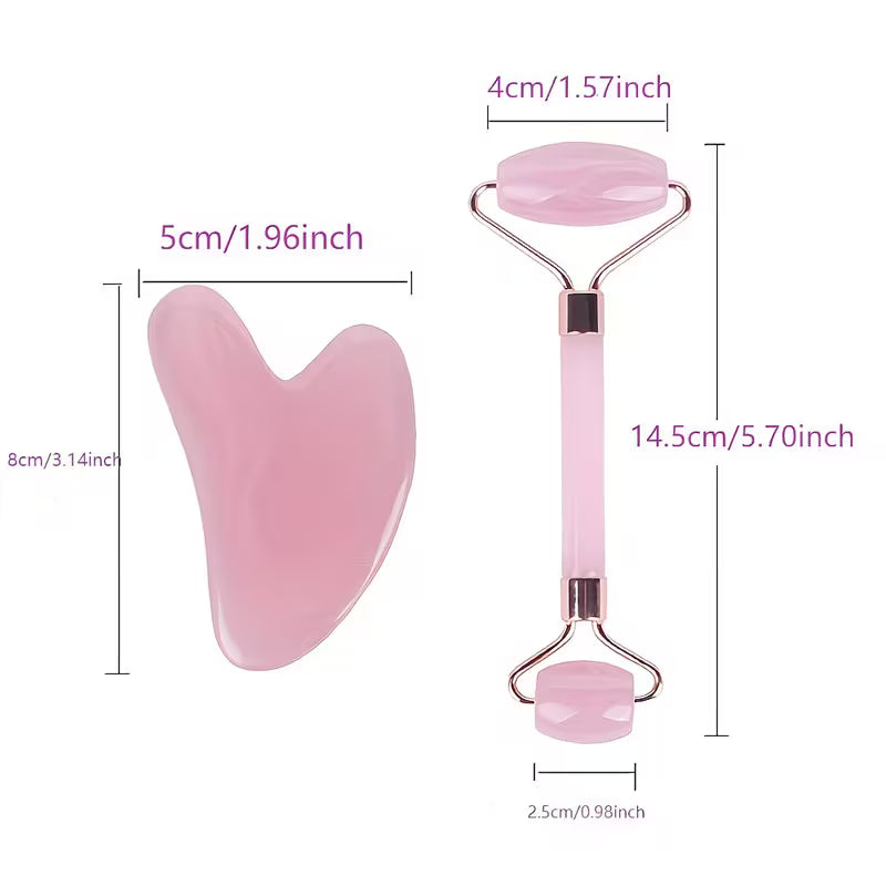 Face Massager and Gua Sha Beauty Set