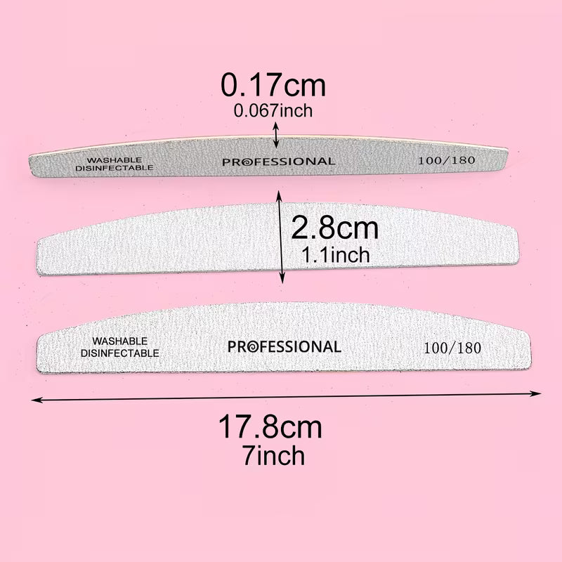 10-Piece Professional Nail File & Buffer Set