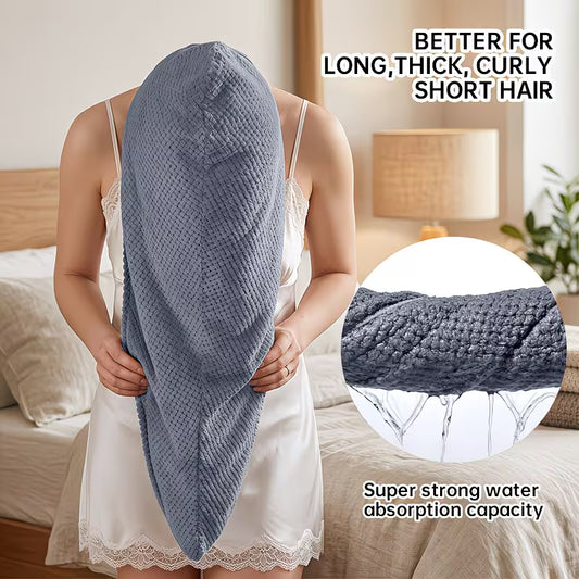 Ultra-Soft Microfiber Hair Towel